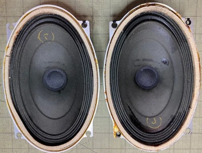Pair of 7 x 5" Midranges from Emud Console Tested 6 ohm - Image 1 of 4