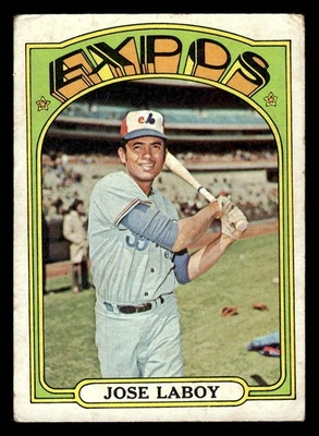 1972 Topps #727 Jose Laboy - GD-VG *TedsCardShack* - Image 1 of 2