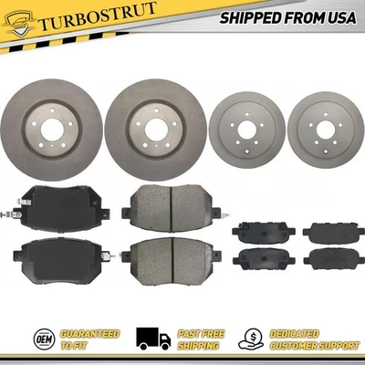 Kit de pastillas de freno delanteras y traseras originales para Infiniti FX35 2003-2005 3,5 L Foto 1 de 2