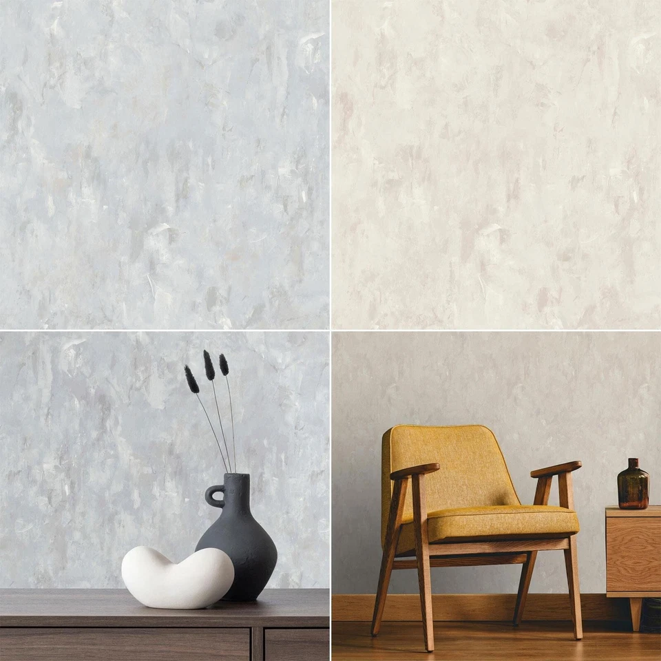 Camilla素色纹理壁纸刷行程石膏效果Grandeco乙烯基 — 第 1/1 张图片