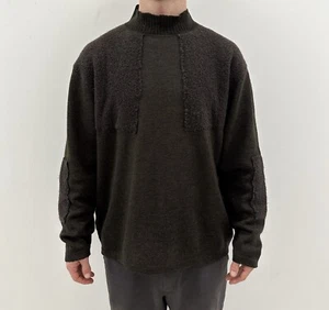 Vintage Doris Hartwich Dark German Fashion Avantgarde Pullover Unisex Patchwork - Bild 1 von 10