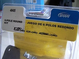 KIT CONECTOR REDONDO HOPPY 48405 6 POLOS NUEVO EN CAJA - Imagen 1 de 3