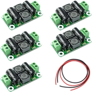 5Pcs 0-50V 4A DC Power Supply Filter Board Class D Amplifier Car EMI Suppression - Picture 1 of 7