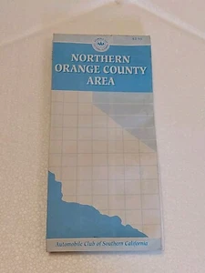 Mapa AAA del norte del condado de Orange 1994 California 46 X 26 - Imagen 1 de 7