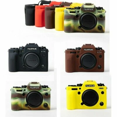 Funda de goma de silicona suave para cámara para Fujifilm X-T4 XT4 Foto 1 de 4