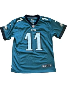 Philadelphia Eagles Youth NFL Jersey Medium Football Wentz #11 Green Kids F611 - Picture 1 of 8