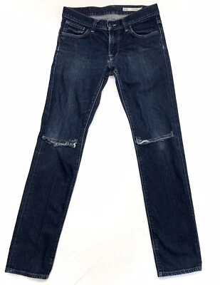 Pantalones de mezclilla Y2K TOMMY HILFIGER Sin para hombre 30x34 ajustados Clyde cómodos azules ajustados   Foto 1 de 4