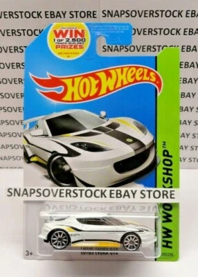 Hot Wheels White Lotus Evora GT4 2014, taller/todas las estrellas, HW #193, ver estado Foto 1 de 4