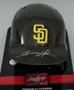 Padres HOF'er TREVOR HOFFMAN Signed Rawlings Baseball Mini Helmet AUTO - JSA - Picture 1 of 2