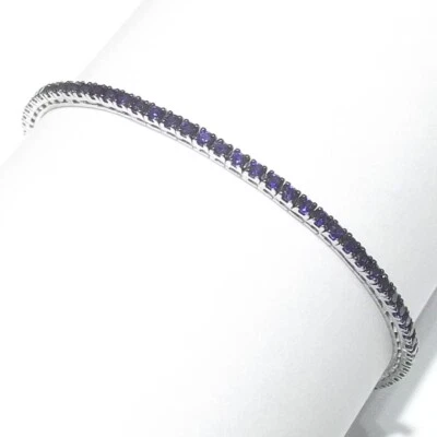 Davite & Delucchi bracciale Tennis oro 18kt e zaffiri blu 0059BR - Immagine 1 di 4