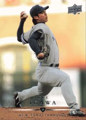 2008 Upper Deck Baseball Kei Igawa New York Yankees #585 - Image 1 of 2
