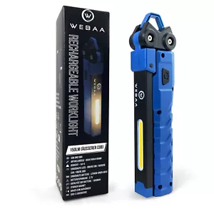 WEBAA Arbeitsleuchte Werkstattlampe Inspektionsleuchte Starker Magnetfuß - Bild 1 von 11