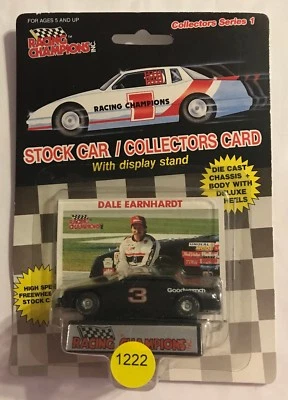 1989 #3 DALE EARNHARDT SERIES 1 - RUBBER TIRE -  NAME ON CARD  #1222             - Image 1 of 2