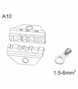 Matrice per capicorda occhiello nudo 1.5-6 mmq - Picture 1 of 1