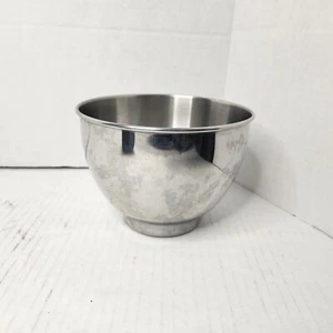 Hamilton Beach USA 6" Mixing Deep Bowl Vintage Stainless Steel - Picture 1 of 8