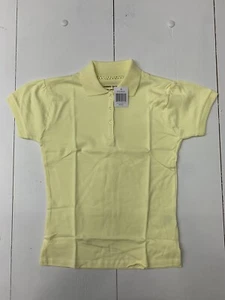 Galaxy Uniform Kids Light Yellow Short Sleeve Polo Shirt Size 8 - Picture 1 of 6