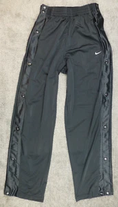 Nike Hoop Women’s Black Side Snap Breakaway Athletic Track Pants Size Medium - Picture 1 of 10