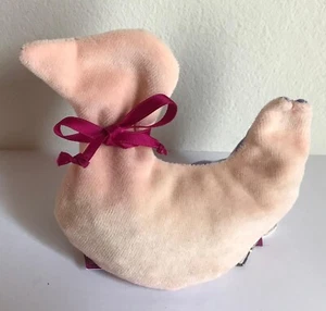Farbenfreunde Kirschkernkissen, Ente, rosa, 16 cm x 12 cm - Bild 1 von 2