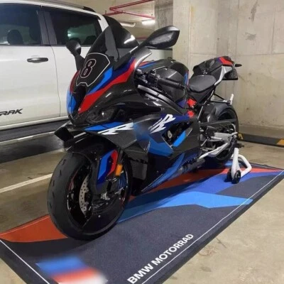 Motorcycle Garage Floor Mat 220x80cm Anti-Slip For BMW Motorrad S1000RR M Sport - Изображение 1 из 4