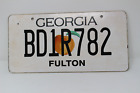 Screen Used Prop License Plate For Unknown Movie/Tv Production Georgia Bd1r782