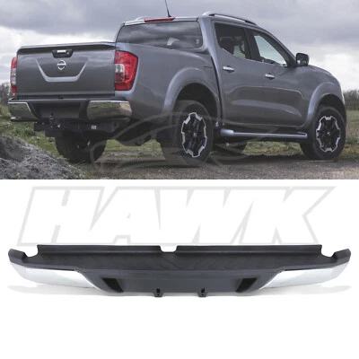 HAWK PARTS HAWK REAR BUMPER CHROME HEAVY DUTY TRUCK BED STEP FOR NISSAN NAVARA D23 15-21