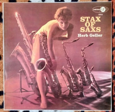 HERB GELLER QUINTET Stax Of Saxs LP US 1958 Cool Jazz 1985 SPAIN Reissue - Image 1 of 4