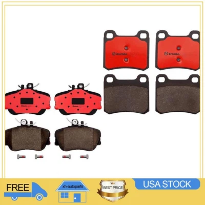 Pastillas de freno delanteras + traseras de cerámica para Mercedes-Benz C280 1994-1995 - OE XH Foto 1 de 4