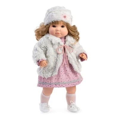 Berbesa - Muñeca Sandra habladora chaqueta gris (44251) - Imagen 1 de 4