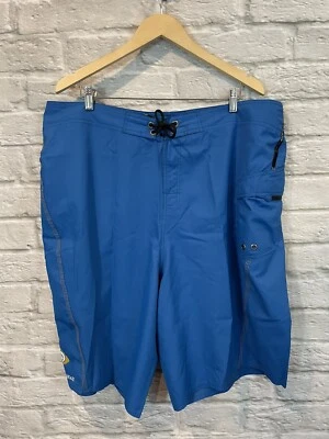 Volcom Mens Royal Blue Limited Hawaii Edition Modtec Swim Trunks Sz 44 - Image 1 of 4