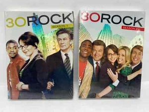 30 Rock Seasons 1 & 2 DVD Sets Sealed 2007 Bonus Features Tina Fey Alec Baldwin - Picture 1 of 12