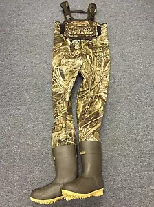 KOBUK 4mm Waterfowler MAX-5 Camo Neoprene Fishing/Hunting Chest Wader Lug Size 9 - Picture 1 of 3