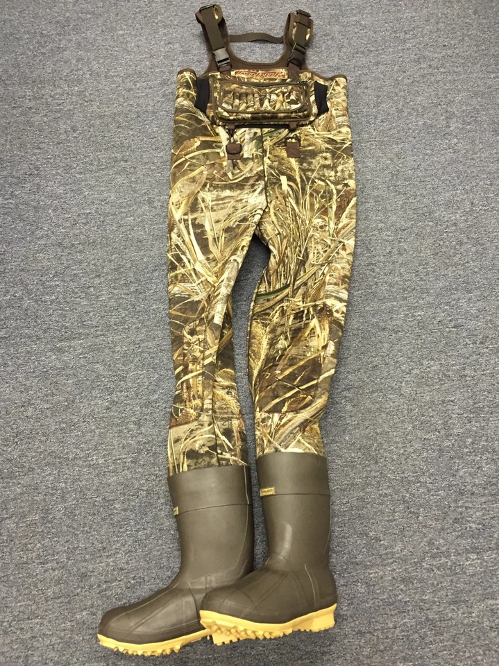 KOBUK 4mm Waterfowler MAX-5 Camo Neoprene Fishing/Hunting Chest Wader Lug Size 9 - Image 1 of 3