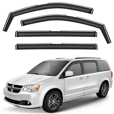 Солнцезащитные козырьки защита от дождя для Dodge Grand Caravan 2008-2020 годов выпуска - Изображение 1 из 4