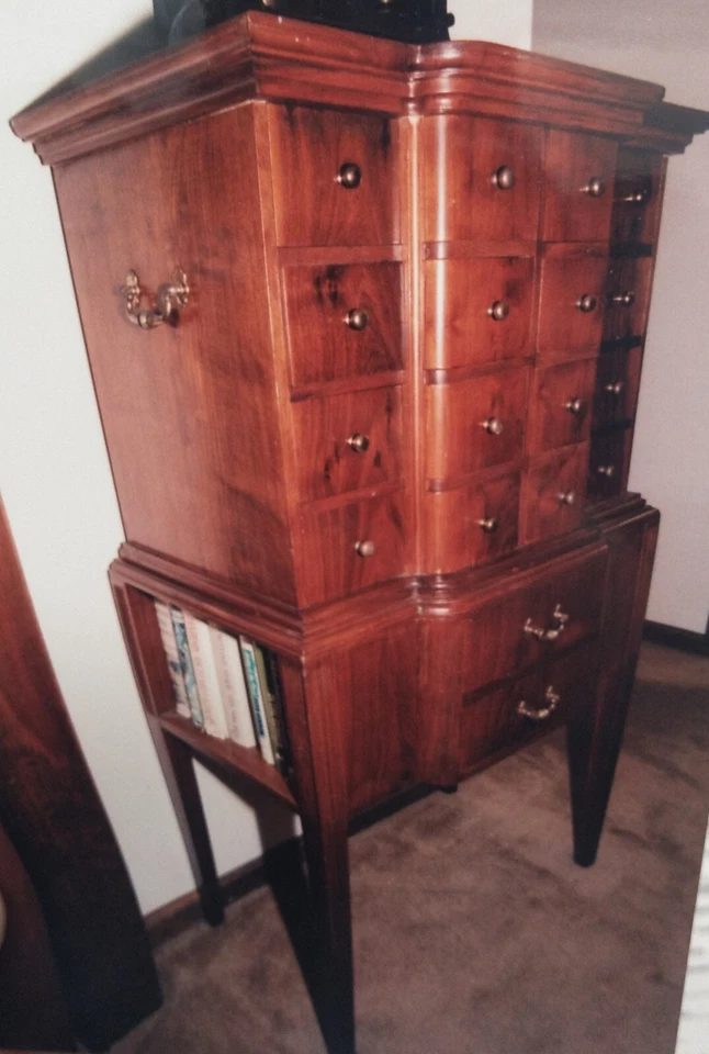 Archivador índice biblioteca hecho a medida. Mi papá lo diseñó y lo hizo en 1955. Foto 1 de 1