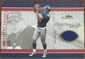 2003 Fleer Showcase Football’s Best Jerseys Jeremy Shockey FB-JS - Picture 1 of 2