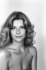 Vintage 1970's Photo Negative Sexy Pin-Up Lady Model Cleavage Busty - Picture 1 of 1