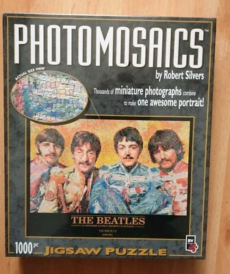 The Beatles Photomosaics Jigsaw Puzzle 1000 Pieces - Brand New Sealed - Image 1 of 4