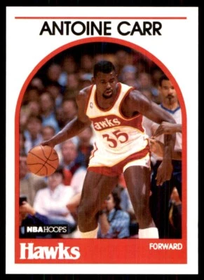 1989-90 Hoops Antoine Carr Atlanta Hawks #278 - Image 1 of 2