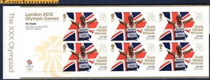 Royaume Uni Autoadhésifs London 2012 Olympic Games Mo Farah Gold Medal - Picture 1 of 1