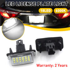 2pc For 2012-19 Toyota Camry Highlander LED License Plate Light Lamp Replacement