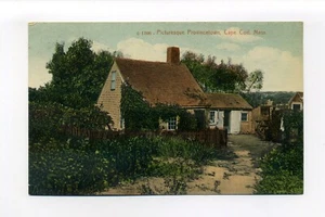 Postal Provincetown MA Mass 1916, casa antigua, cobertizo adjunto, dependencias - Imagen 1 de 3