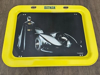 Bandeja de TV Snack & Play Batman y Batimóvil de Colección DC Comics 1989 Piernas Amarillas Foto 1 de 4