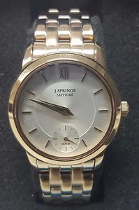 J.SPRINGS SAPPHIRE LADIES DRESS WATCH BLD019 ROSE GOLD IP - Picture 1 of 1