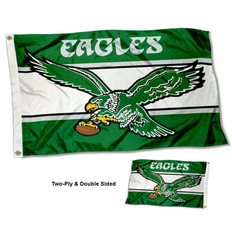 Philadelphia Eagles Vintage Throwback Two Sided Flag Cover