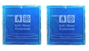 2x Kälte Wärme Gelkompresse 15x15 cm | Kompresse | Kühlpads Kühlkompresse - Bild 1 von 2