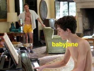 015 TIMOTHEE CHALAMET ARMIE HAMMER LLÁMAME POR TU NOMBRE FOTO ESCENA DESNUDA - Imagen 1 de 1