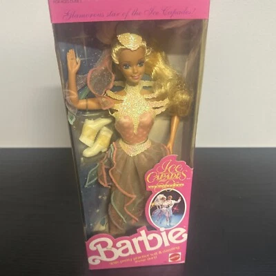 Muñeca Barbie Ice Capades 50 aniversario 1989 Mattel #7365 Foto 1 de 4