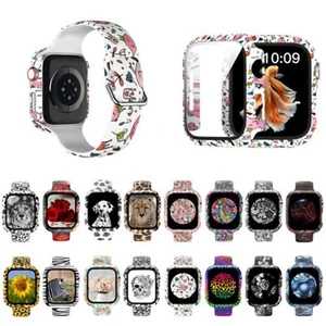 Band Strap+Screen Protector for Apple Watch Series 8 7 6 5 4 3 2 SE Band iWatch - Picture 1 of 37
