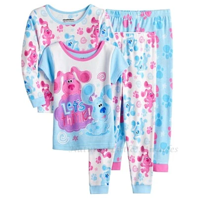 Pijama Blue's Clues Niñas Talla 2T 3T 4T 5T Niño Pequeño Juego de 4 piezas Algodón 2 3 5 Nuevo con Etiquetas Foto 1 de 2