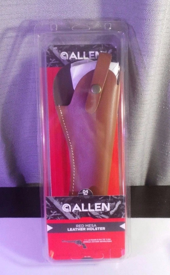 Allen Size 04 Red Mesa Leather Hip Holster - BRAND NEW - Image 1 of 2